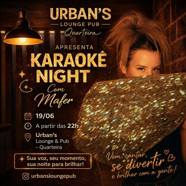 Night com Mafer flyer — Urban's Lounge Pub, 19 June